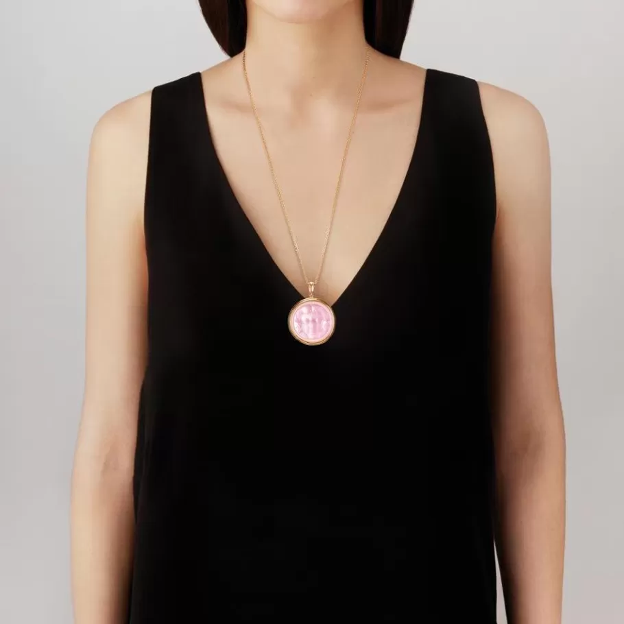 Lalique Pendants^Aréthuse Round Pendant