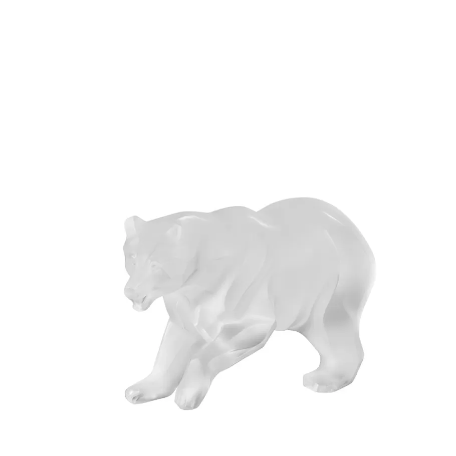 Lalique Sculptures^Bear sculpture