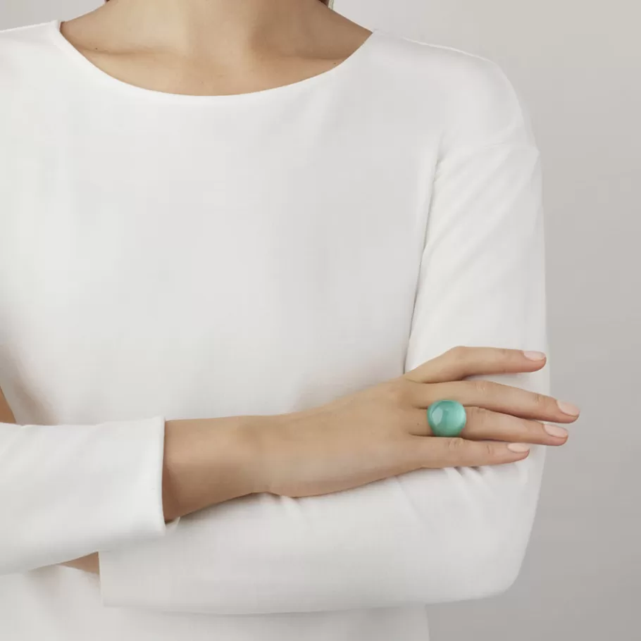 Lalique Rings^Cabochon Ring