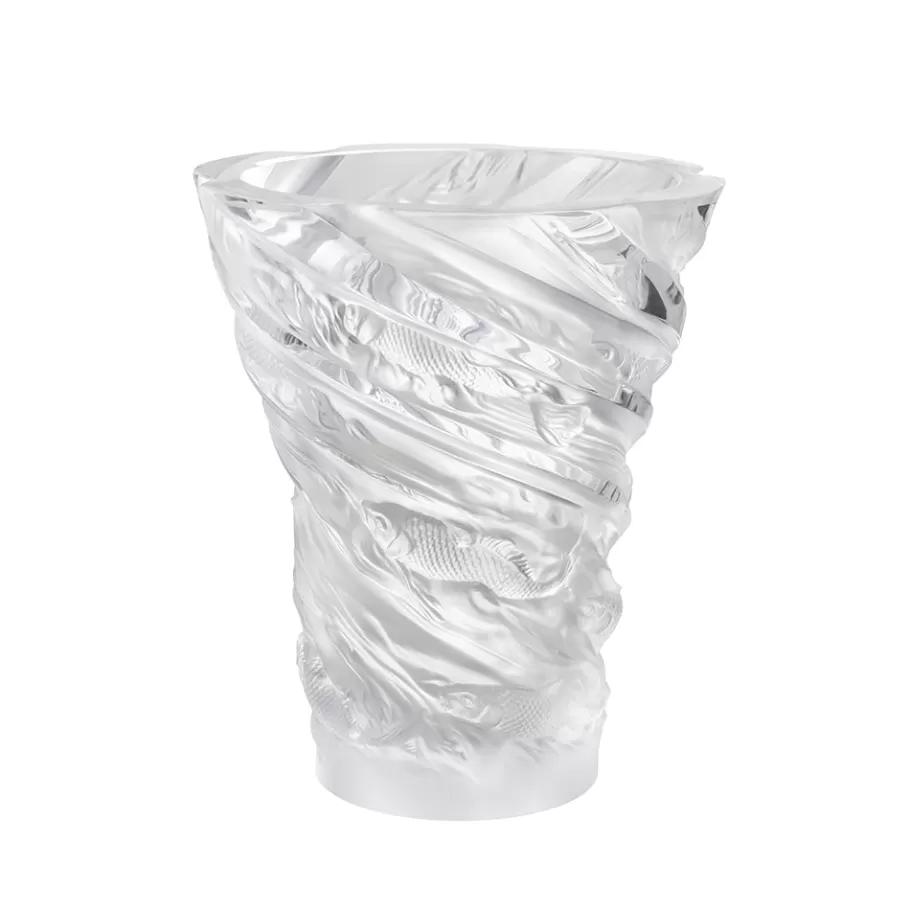 Lalique Vases^Carpes Koi vase