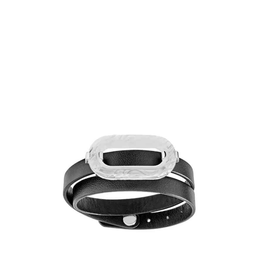 Lalique Bracelets^Empreinte animale leather bracelet