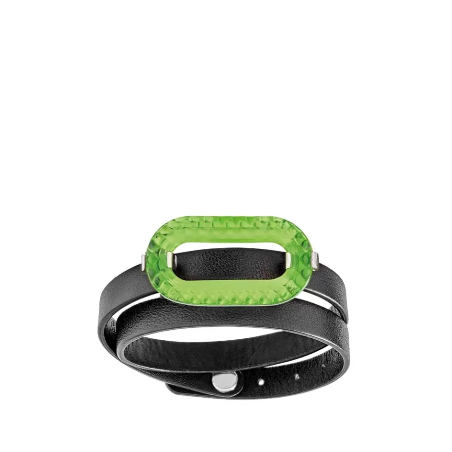 Lalique Bracelets^Empreinte animale leather bracelet