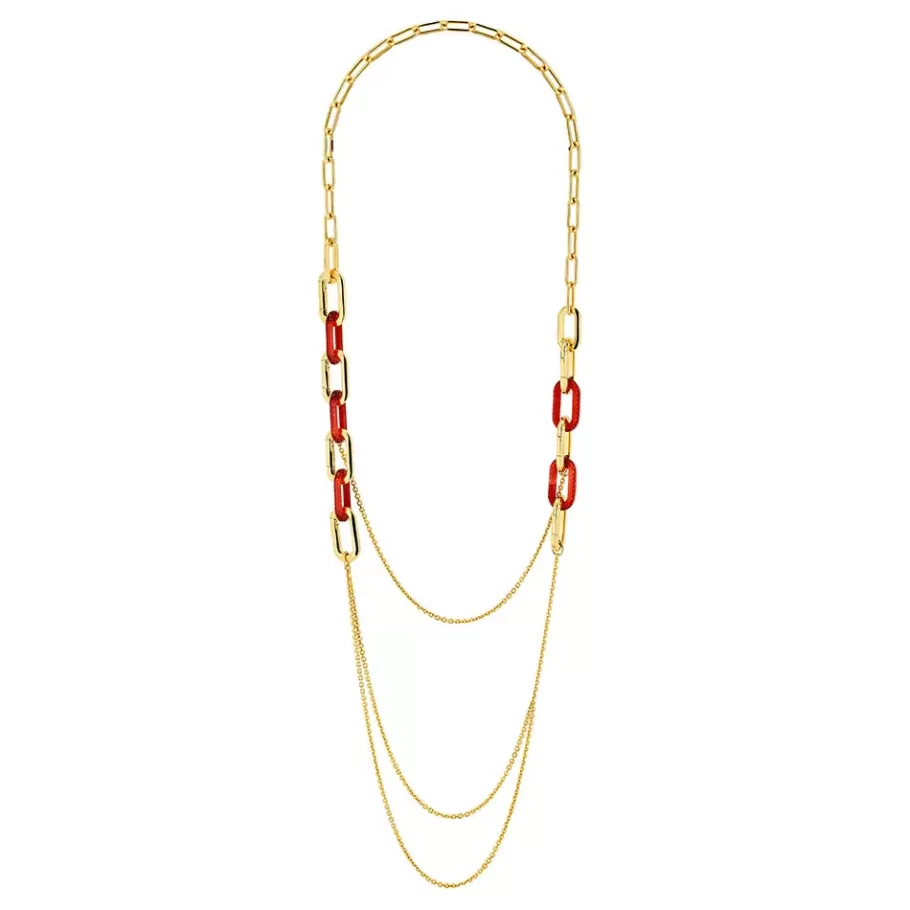 Lalique Necklaces^Empreinte animale long necklace