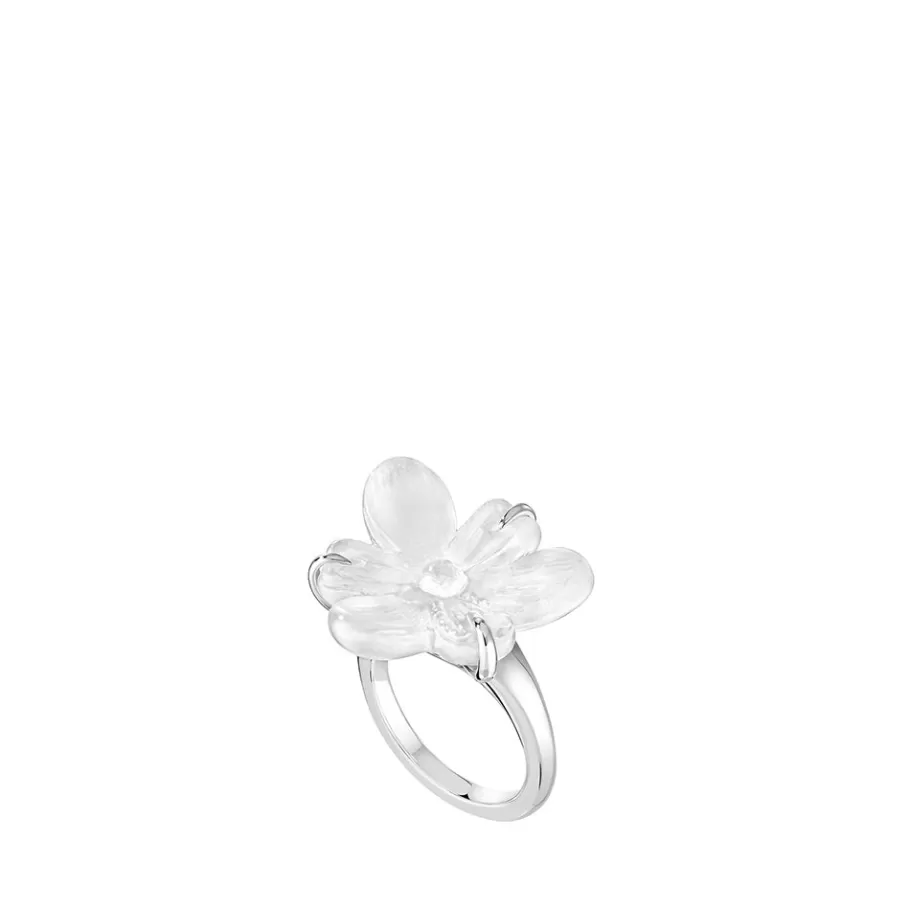 Lalique Rings^Fleur de Neige Ring