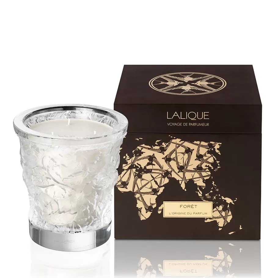 Lalique Crystal Editions | Crystal Candles^Forest, Crystal Scented Candle