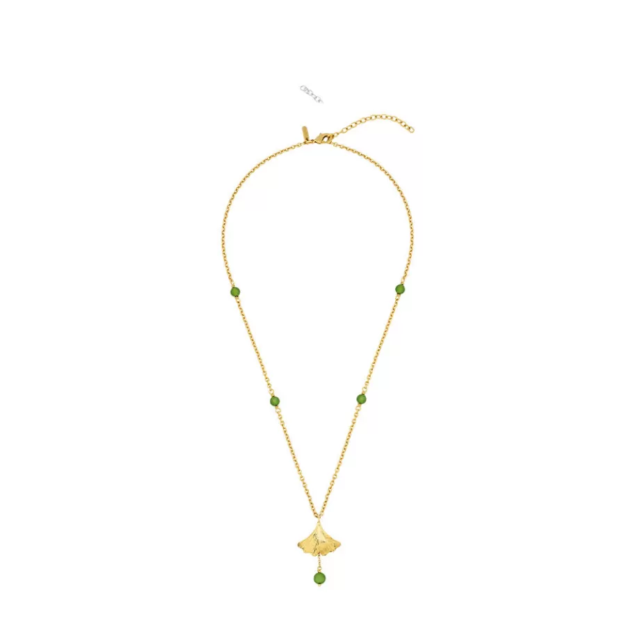 Lalique Necklaces^Ginkgo small necklace