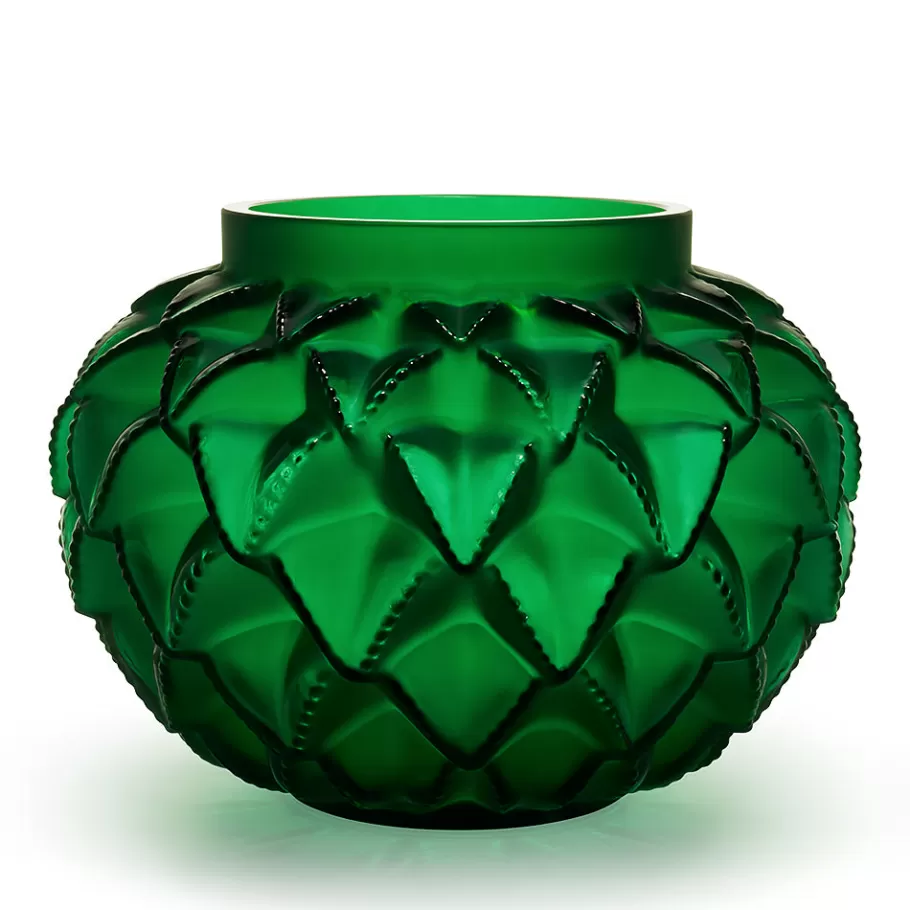 Lalique Vases^Languedoc grand vase