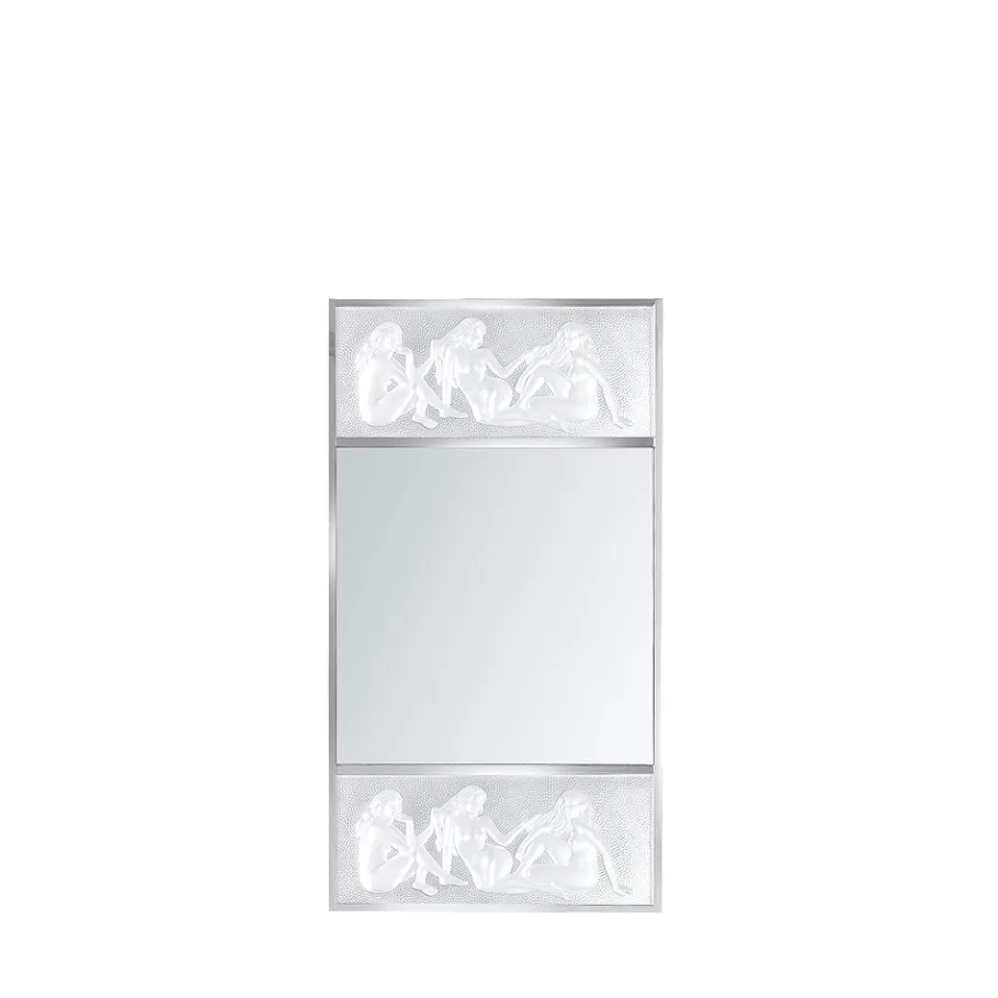 Lalique Furniture^Les Causeuses mirror