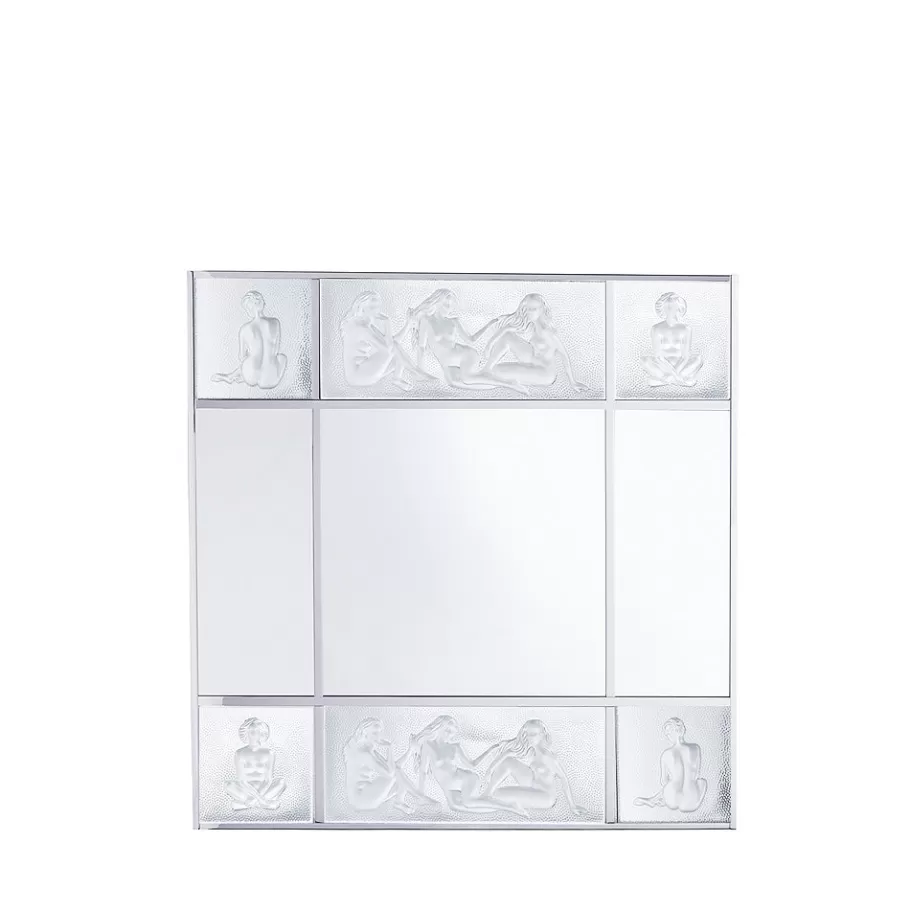 Lalique Furniture^Les Causeuses mirror