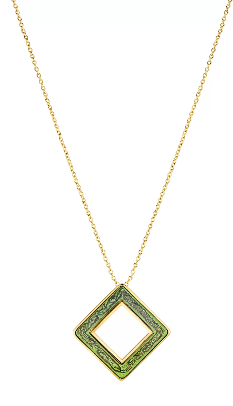 Lalique Pendants^Losange Panthère Pendant