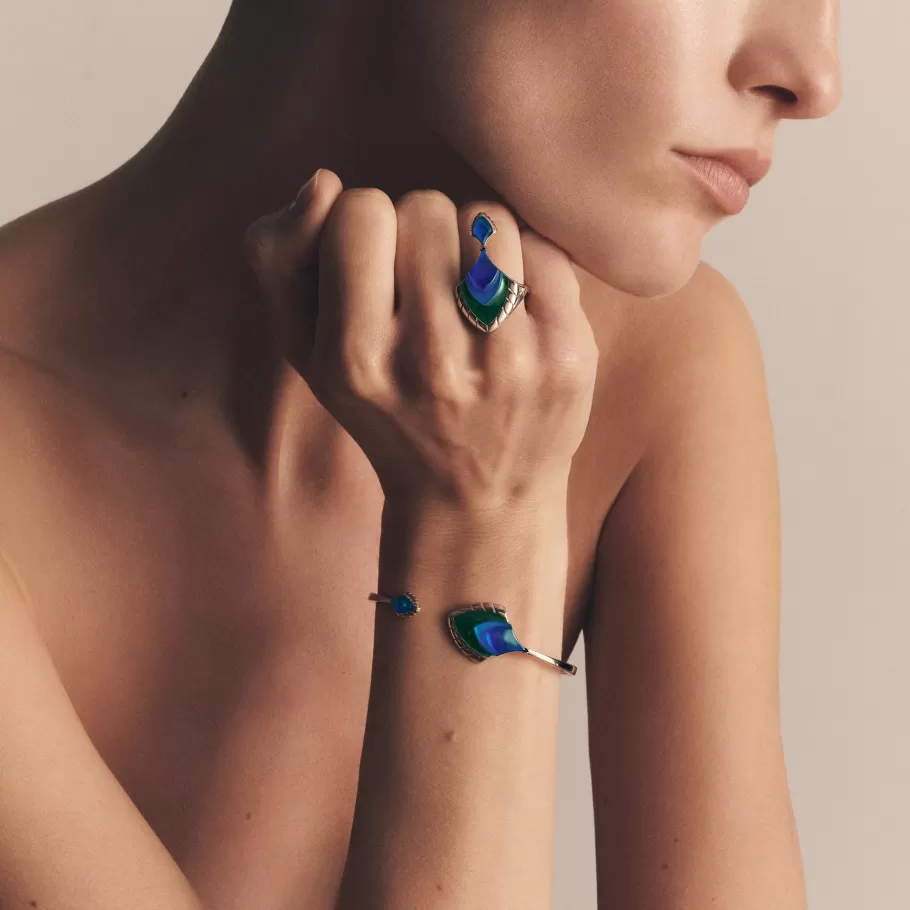 Lalique Bracelets^Paon bracelet