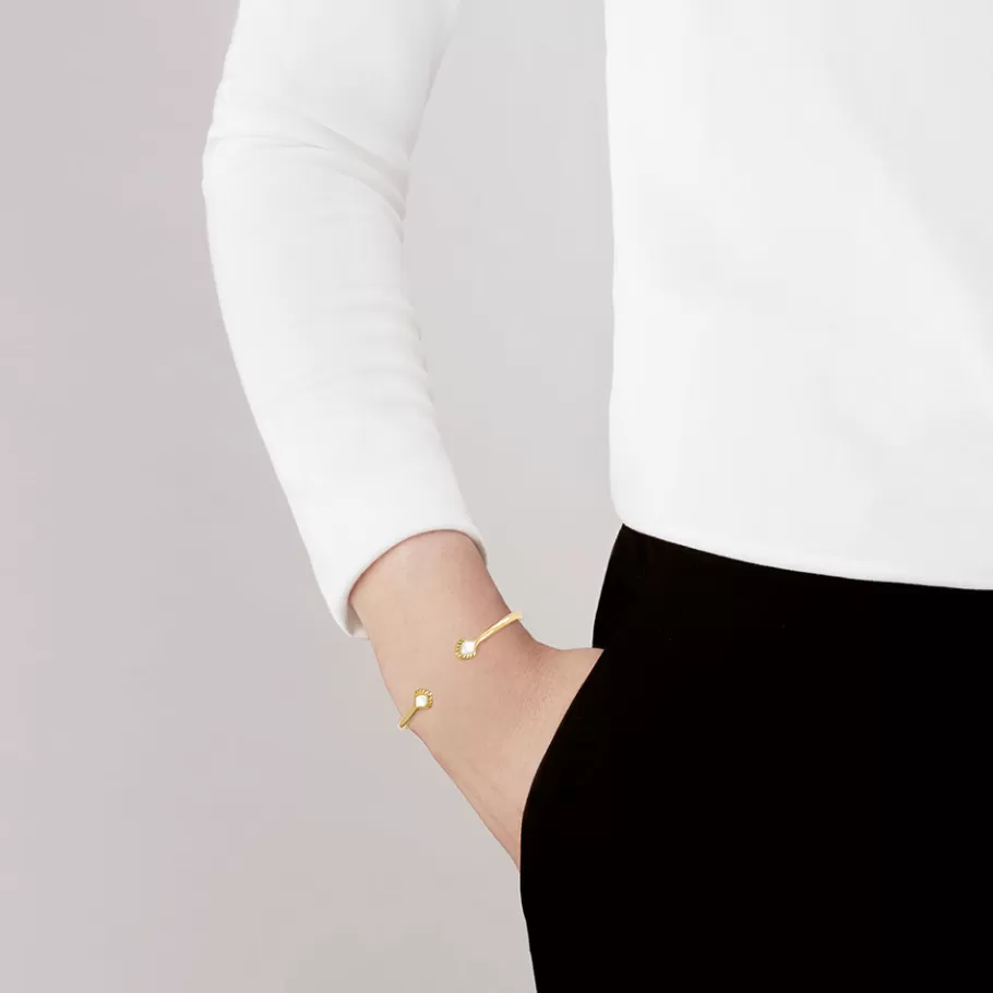 Lalique Bracelets^Paon flexible bangle