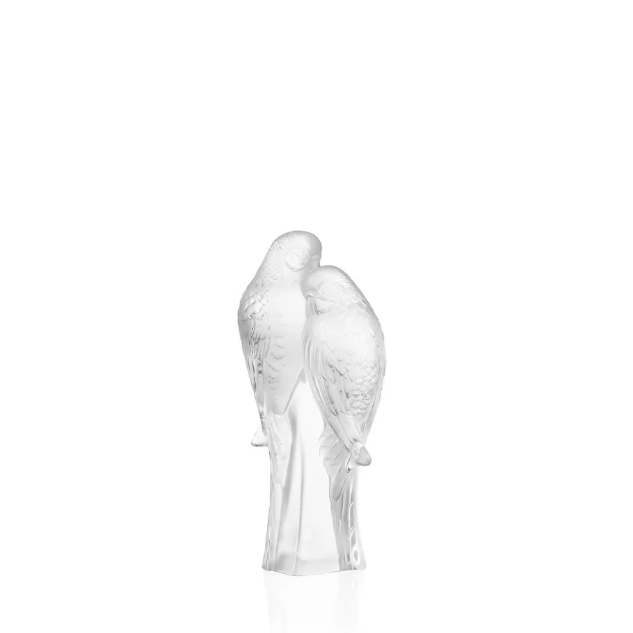 Lalique Sculptures^2 Parakeets sculpture