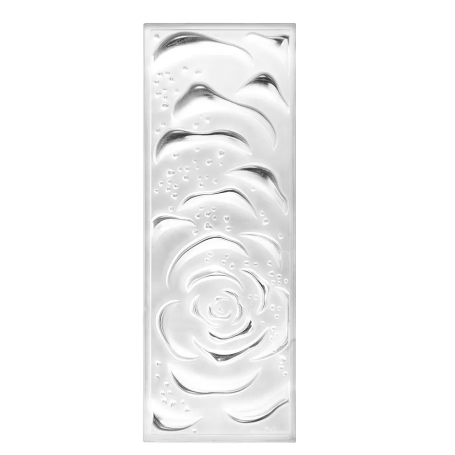 Lalique Furniture^Roses decorative panel