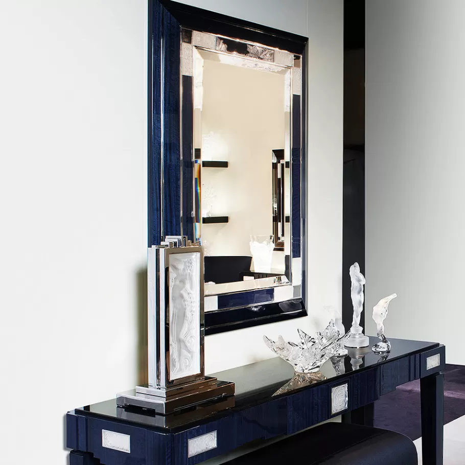 Lalique Furniture^Roses mirror