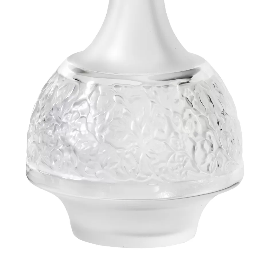 Lalique Table Accessories^Set of 2 Versailles oil/vinegar cruets & tray