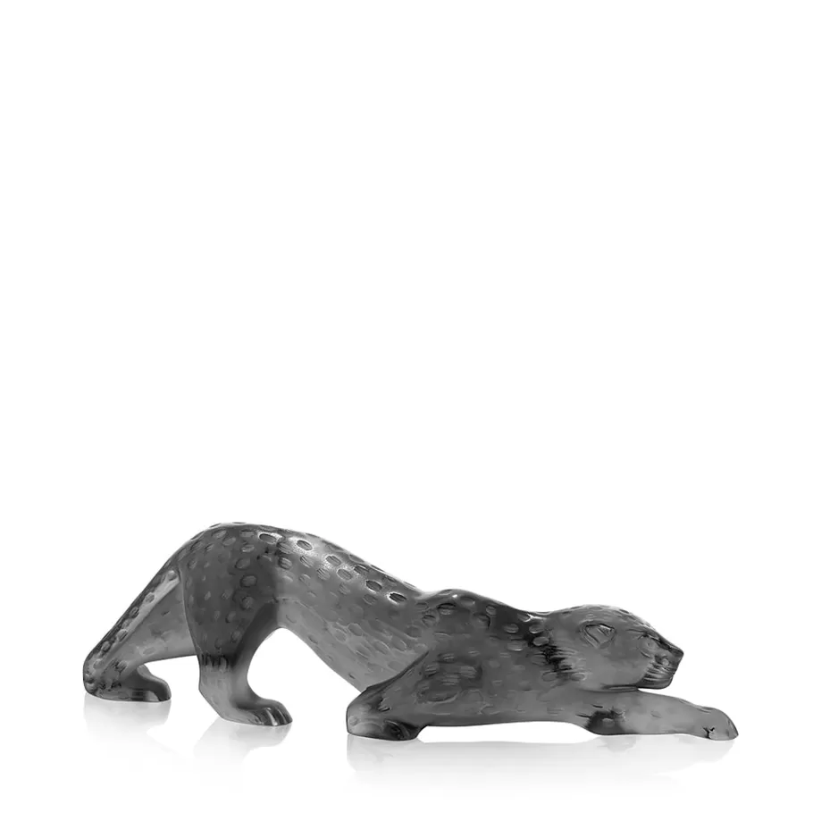 Lalique Sculptures^Zeila Panther large sculpture