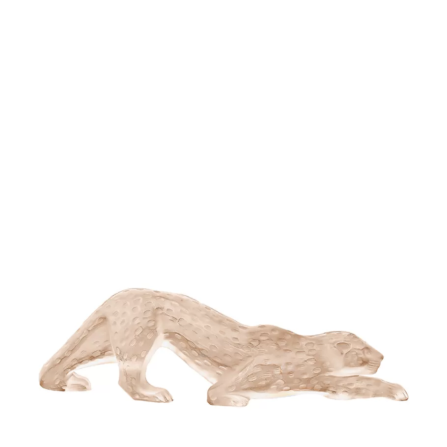 Lalique Sculptures^Zeila Panther large sculpture