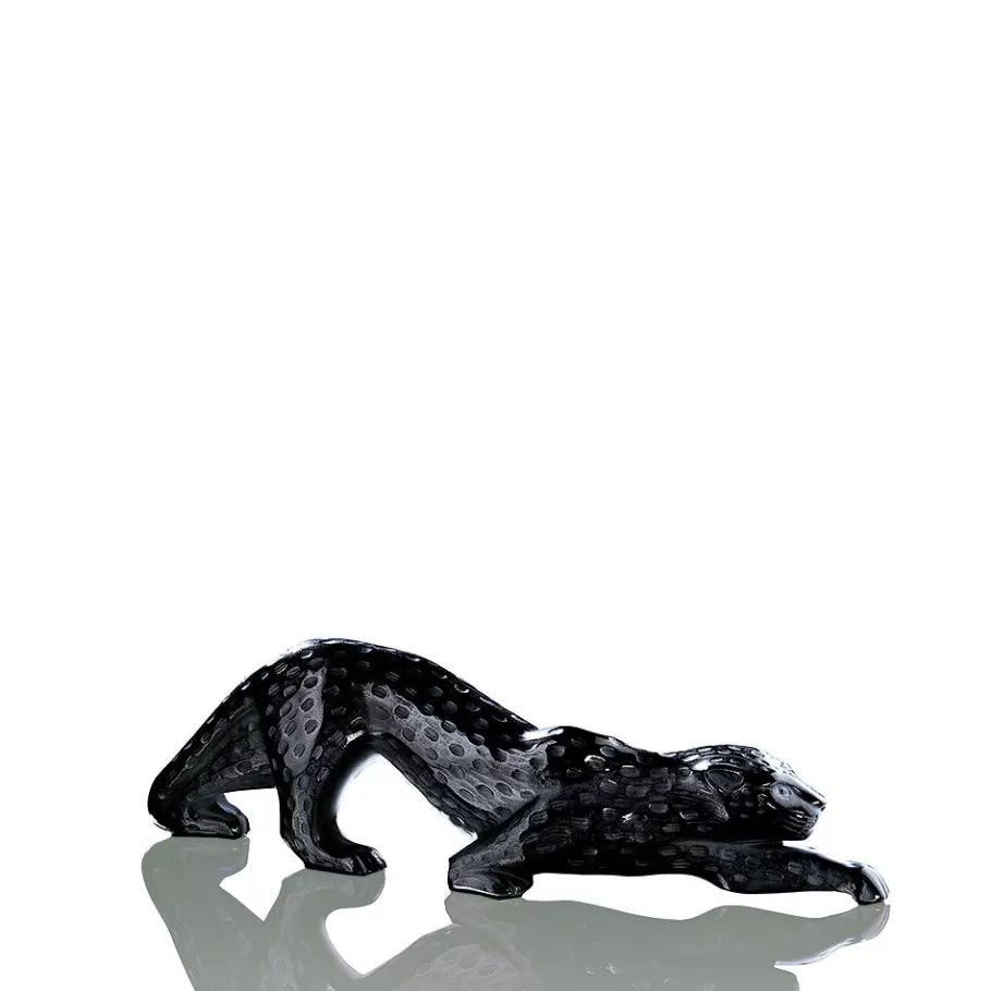 Lalique Sculptures^Zeila Panther large sculpture