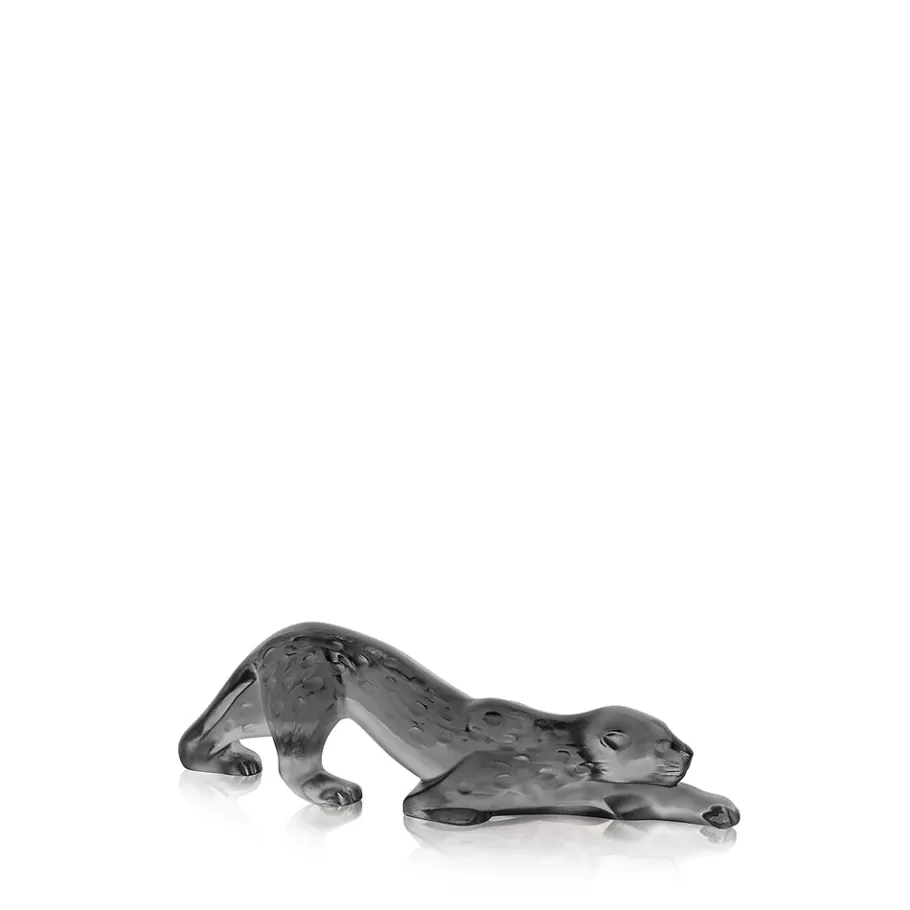 Lalique Sculptures^Zeila Panther small sculpture