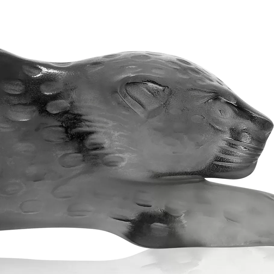Lalique Sculptures^Zeila Panther small sculpture